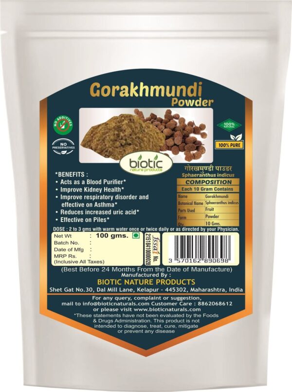 Gorakhmundi Powder - Ayurvedic Powder for Gout Sandhirog and for uric acid control